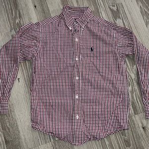 Polo Ralph Lauren button down shirt size boys 7